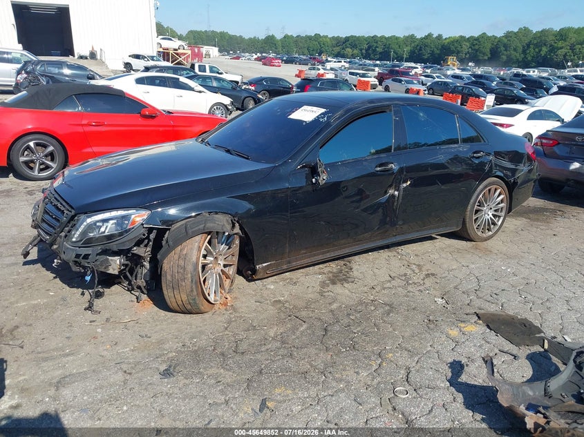 2015 MERCEDES-BENZ S 550 auction photo 2