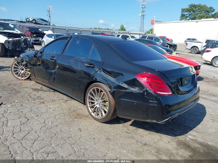2015 MERCEDES-BENZ S 550 auction photo 3