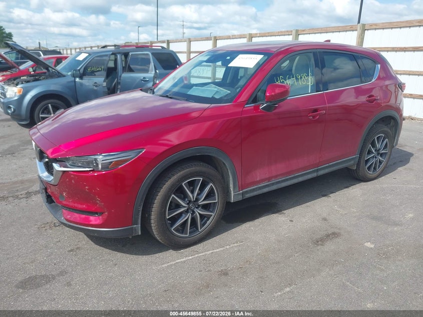 Vin: jm3kfbdm5j0356906, lot: 46148410, mazda cx-5 grand touring 20182