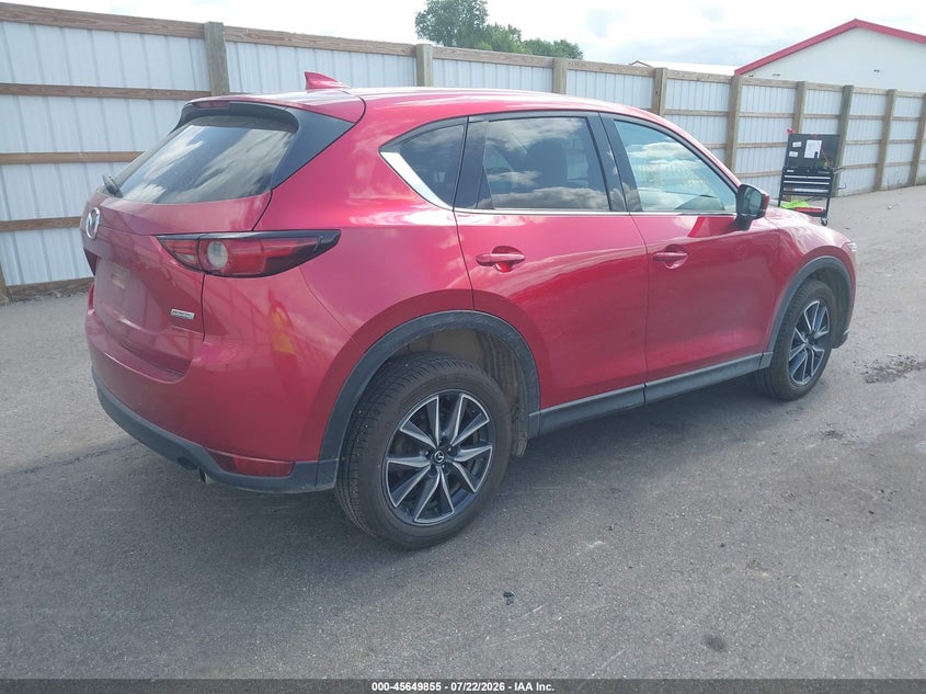 Vin: jm3kfbdm5j0356906, lot: 46148410, mazda cx-5 grand touring 20184