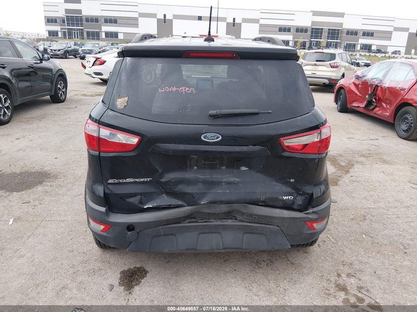 2018 Ford Ecosport Se VIN: MAJ6P1UL3JC227897 Lot: 45649857