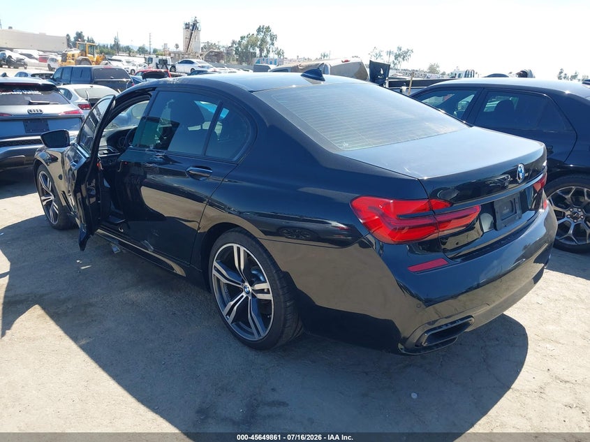 Vin: wba7e2c5xjg741846, lot: 46148416, bmw 740i 20183