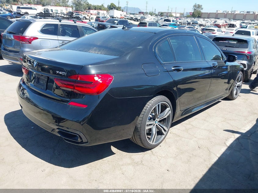 Vin: wba7e2c5xjg741846, lot: 46148416, bmw 740i 20184
