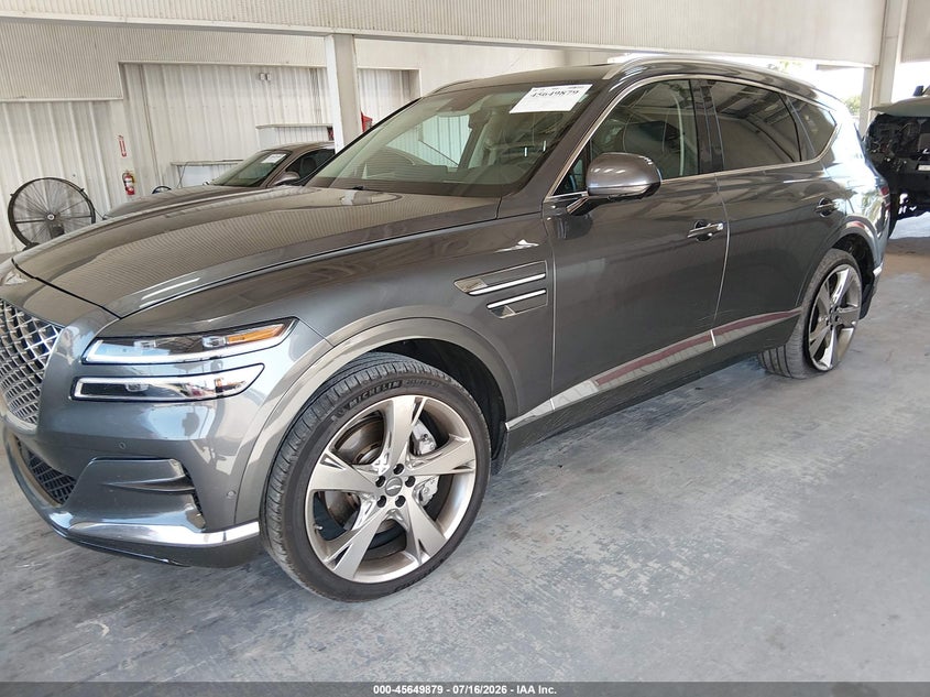 Vin: kmuhcesc3nu083791, lot: 46148434, genesis gv80 3.5t awd 20222