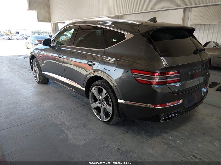 Vin: kmuhcesc3nu083791, lot: 46148434, genesis gv80 3.5t awd 20223