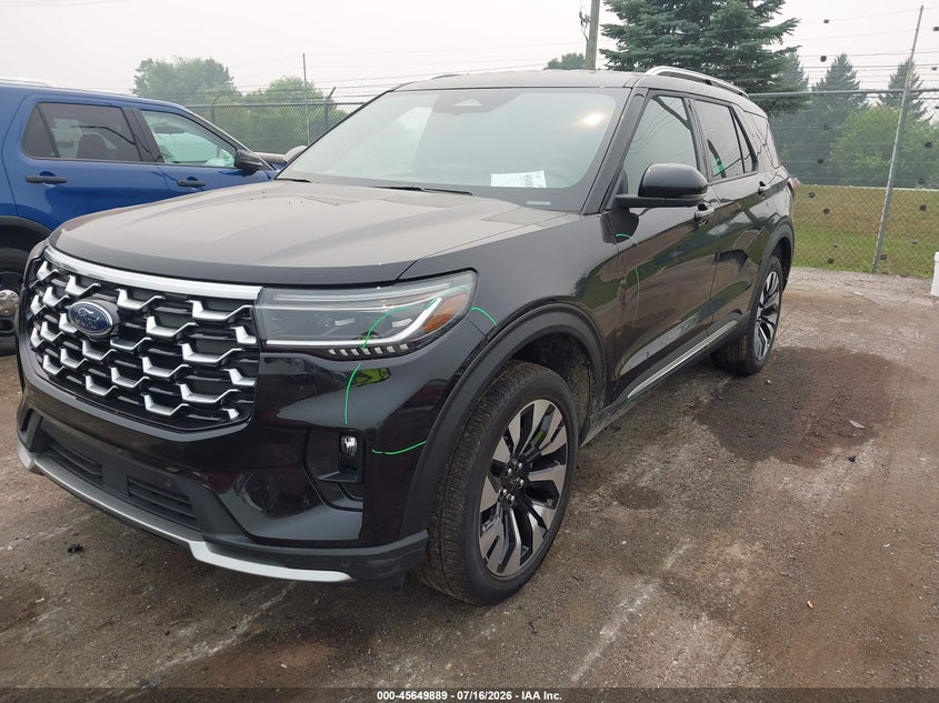 Vin: 1fmuk8hh9tga56983, lot: 46148444, ford explorer platinum 20262