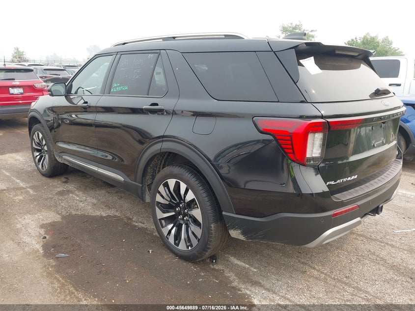 Vin: 1fmuk8hh9tga56983, lot: 46148444, ford explorer platinum 20263