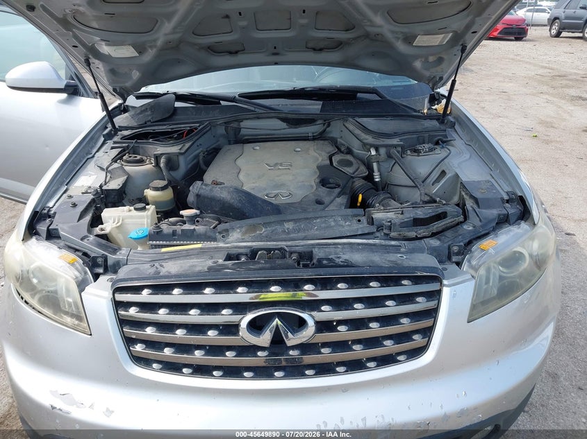 2005 Infiniti Fx35 VIN: JNRAS08W25X206099 Lot: 45649890