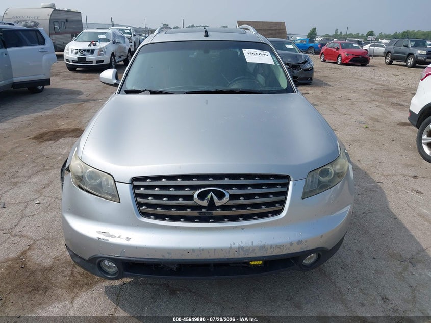 2005 Infiniti Fx35 VIN: JNRAS08W25X206099 Lot: 45649890