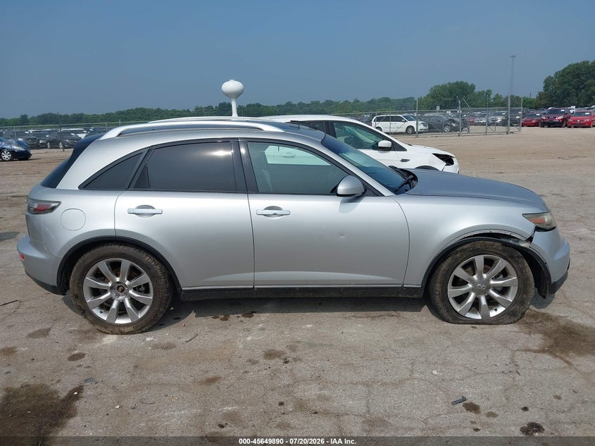 2005 Infiniti Fx35 VIN: JNRAS08W25X206099 Lot: 45649890