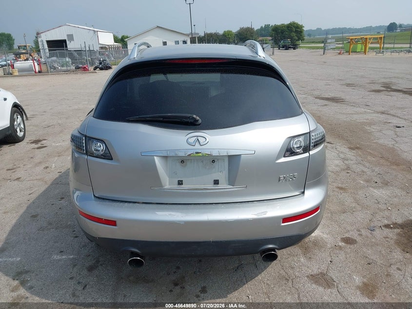 2005 Infiniti Fx35 VIN: JNRAS08W25X206099 Lot: 45649890