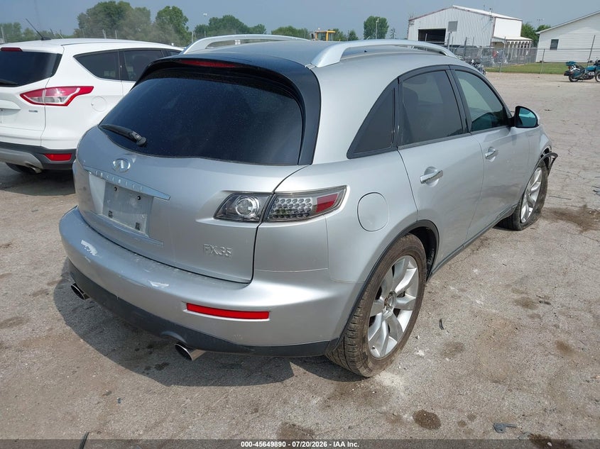 2005 Infiniti Fx35 VIN: JNRAS08W25X206099 Lot: 45649890