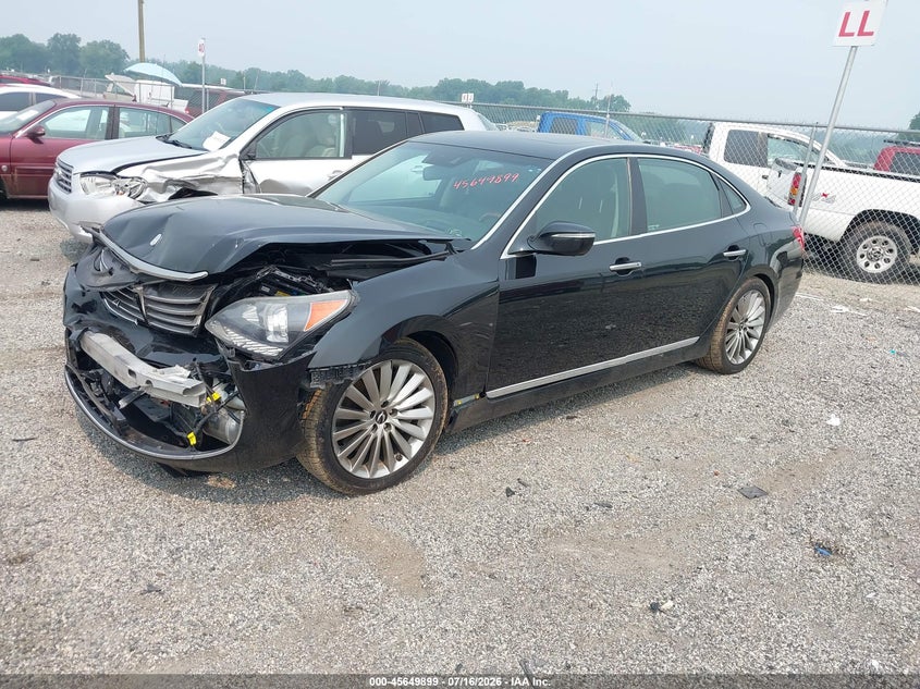 Vin: kmhgh4jh8fu095875, lot: 46148454, hyundai equus ultimate 20152