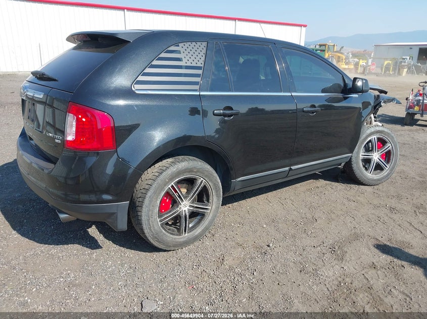 Vin: 2fmdk4kc2bba48087, lot: 46148459, ford edge limited 20114