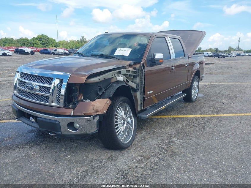 Vin: 1ftfw1et5bfb96048, lot: 46148484, ford f-150 lariat 20112
