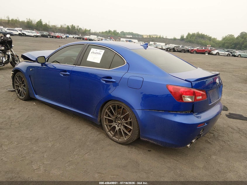 Vin: jthbp5c26c5010746, lot: 46148506, lexus is f 20123