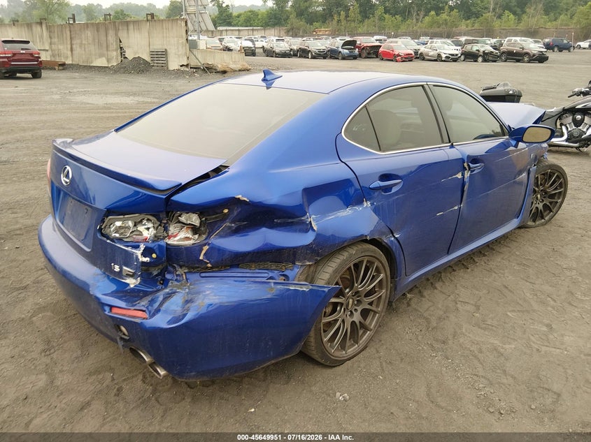 Vin: jthbp5c26c5010746, lot: 46148506, lexus is f 20124