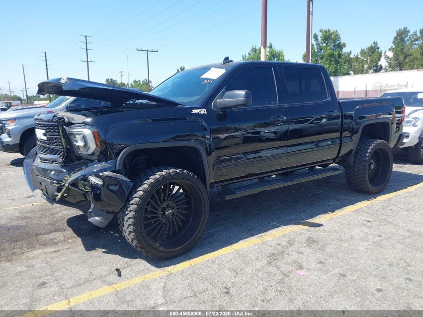 Vin: 3gtu2nec4jg185579, lot: 46148562, gmc sierra 1500 slt 20182