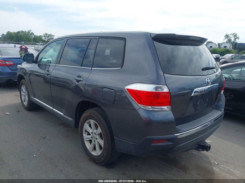 2013 Toyota Highlander VIN: 5TDZA3EH4DS037768 Lot: 45650046