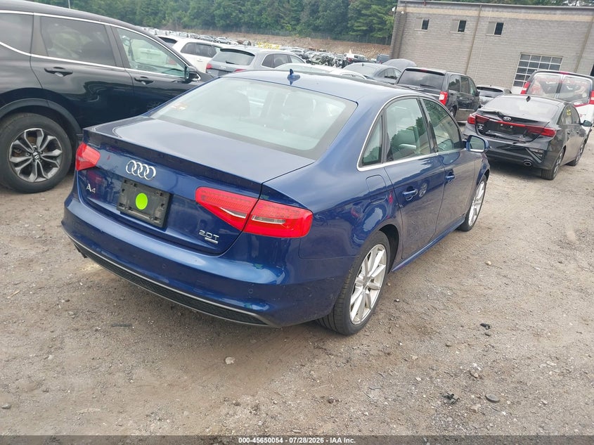 Vin: wauffafl1en038781, lot: 46148609, audi a4 2.0t premium 20144