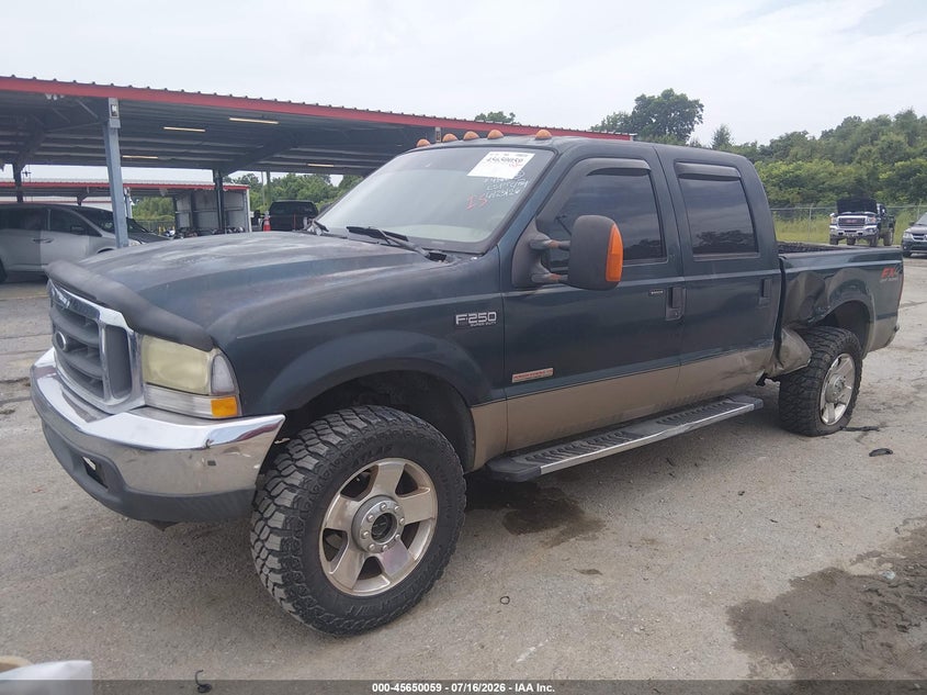 2004 Ford F250, Лівий бік, IAAI, VIN 1FTNW21P94EC45108 — фото 2