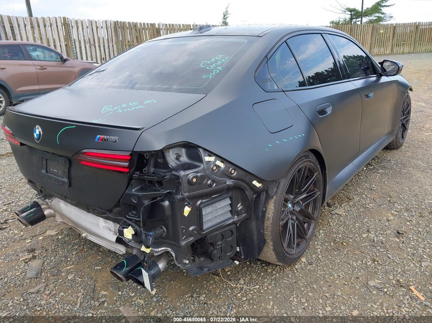 Vin: wbs83fk00tcu95645, lot: 46148620, bmw m5 20264