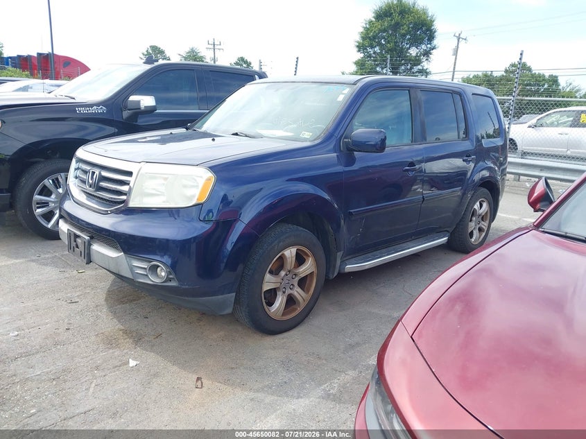 2013 HONDA PILOT auction photo 2