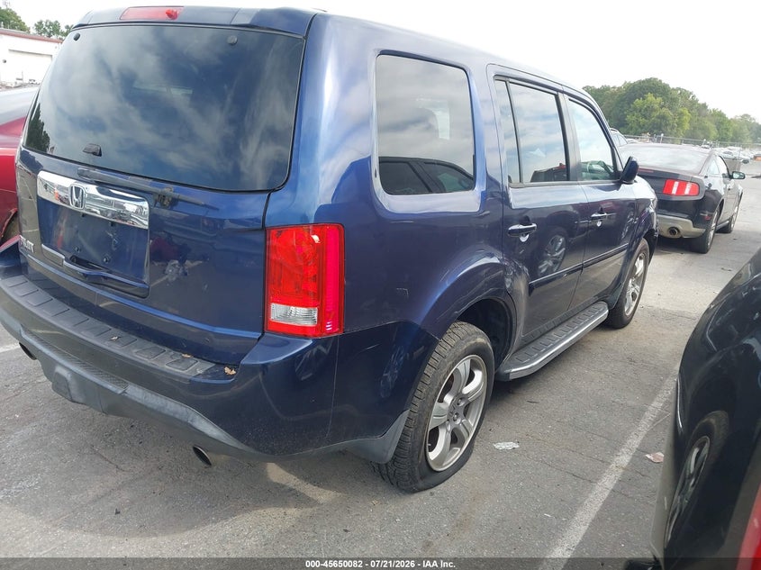 2013 HONDA PILOT auction photo 4