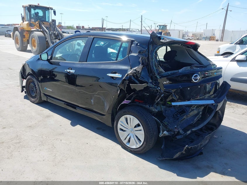 Vin: 1n4az1cp8kc308498, lot: 46148665, nissan leaf s 20193