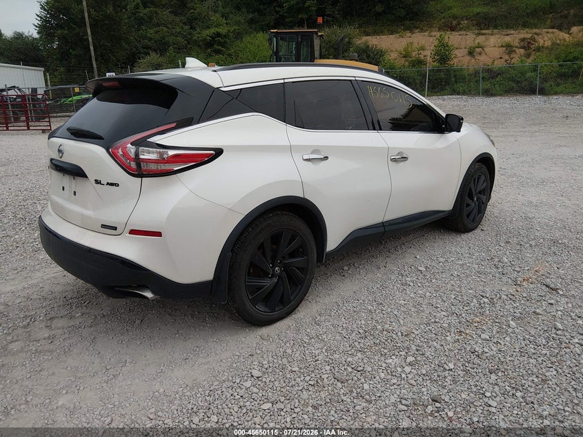 2018 Nissan Murano Sl VIN: 5N1AZ2MH8JN120778 Lot: 45650115