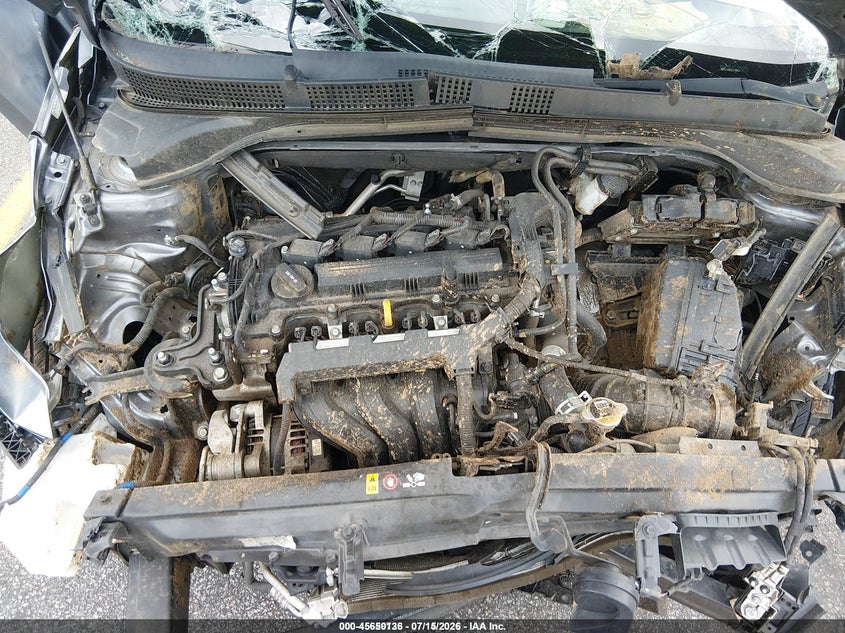 2020 Hyundai Accent Se VIN: 3KPC24A61LE119852 Lot: 45650136