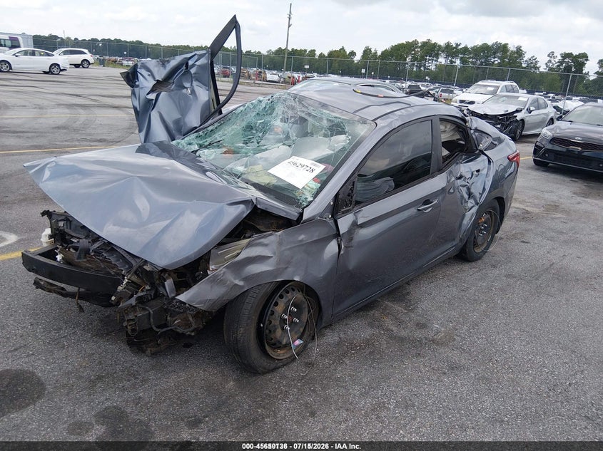2020 Hyundai Accent Se VIN: 3KPC24A61LE119852 Lot: 45650136