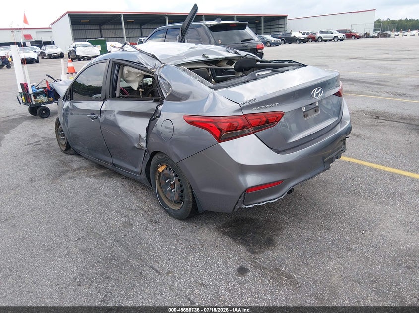2020 Hyundai Accent Se VIN: 3KPC24A61LE119852 Lot: 45650136