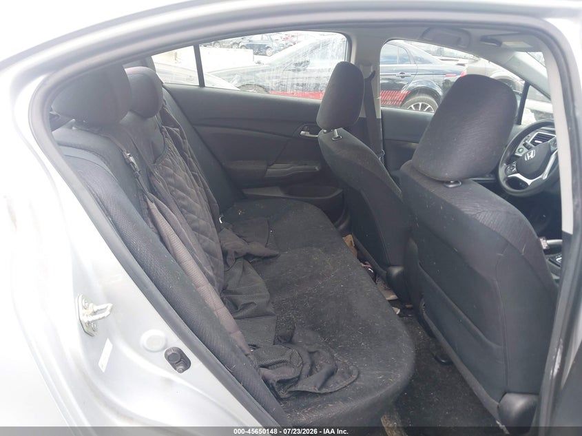 HONDA CIVIC 2013 VIN 2HGFB2F5XDH593100