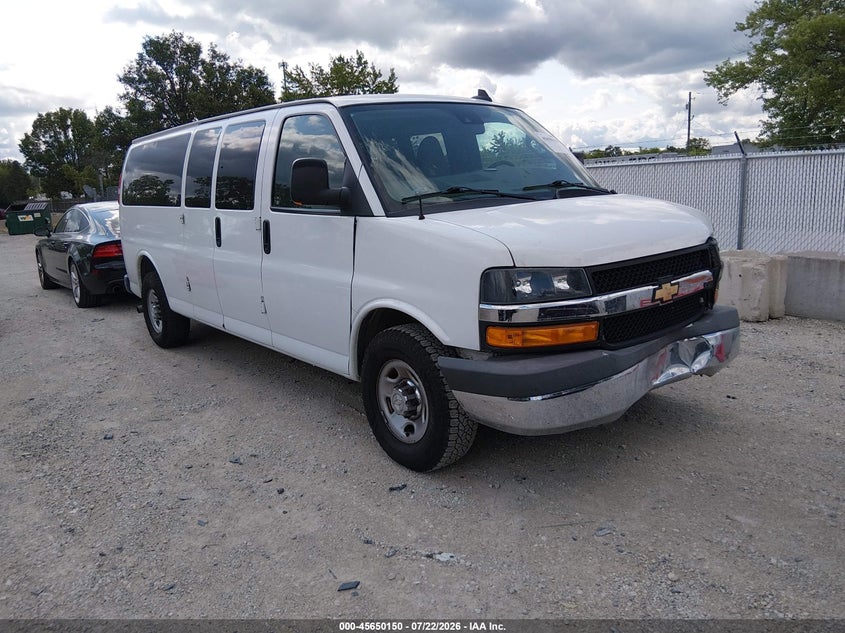 Vin: 1gazgpfg3l1231840, lot: 46148705, chevrolet express passenger rwd 3500 extended wheelbase lt 2020 img_1
