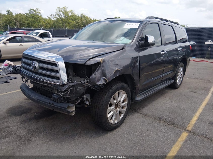 Vin: 5tdyy5g12cs037642, lot: 46148734, toyota sequoia platinum 5.7l v8 20122