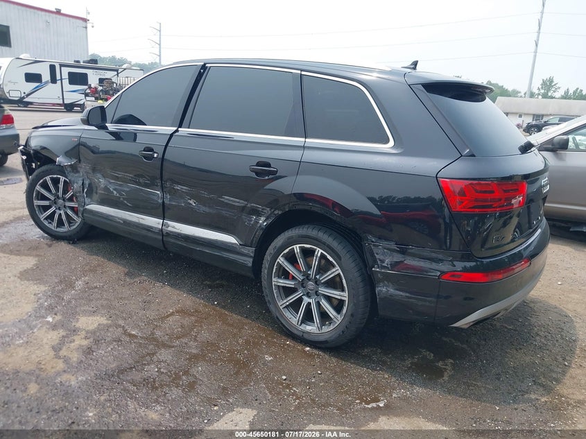 Vin: wa1labf77hd019962, lot: 46148736, audi q7 3.0t premium 20173