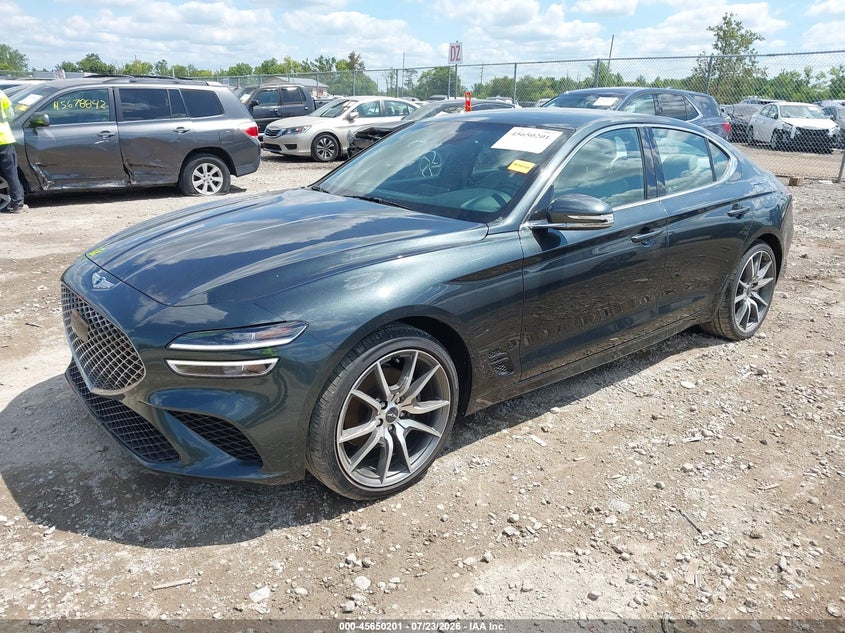 Vin: kmtg34ta1pu126972, lot: 46148756, genesis g70 2.0t awd 20232