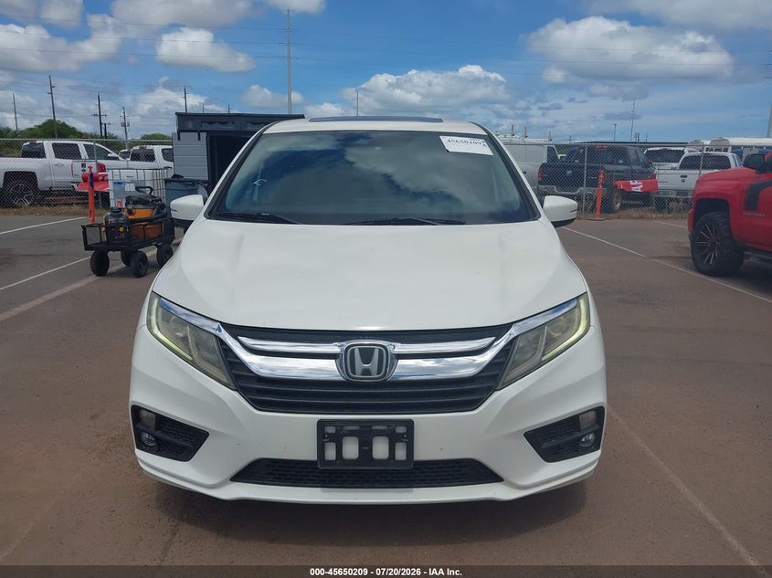 2018 Honda Odyssey Ex-L VIN: 5FNRL6H7XJB029205 Lot: 45650209