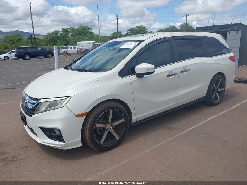 2018 Honda Odyssey Ex-L VIN: 5FNRL6H7XJB029205 Lot: 45650209