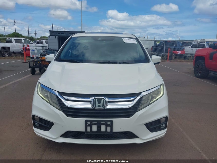 2018 Honda Odyssey Ex-L VIN: 5FNRL6H7XJB029205 Lot: 45650209