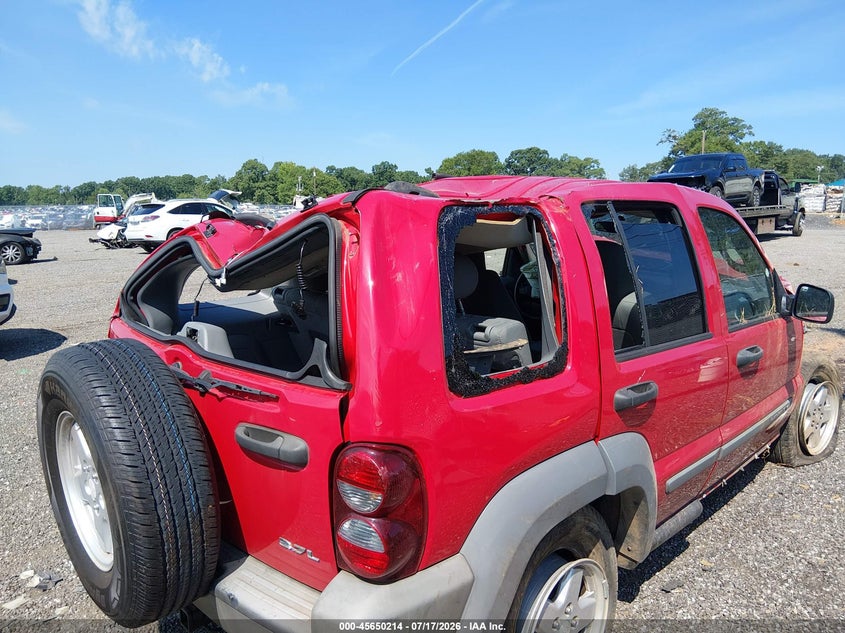 JEEP LIBERTY 2005 VIN 1J4GL48K15W584457