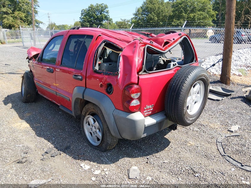 JEEP LIBERTY 2005 VIN 1J4GL48K15W584457