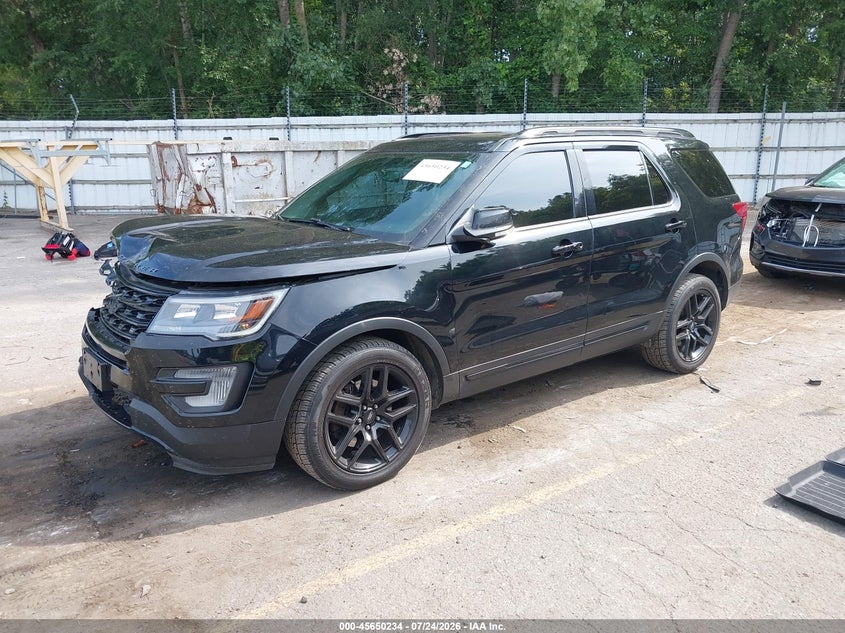 Vin: 1fm5k8gt9hge16089, lot: 46148789, ford explorer sport 20172