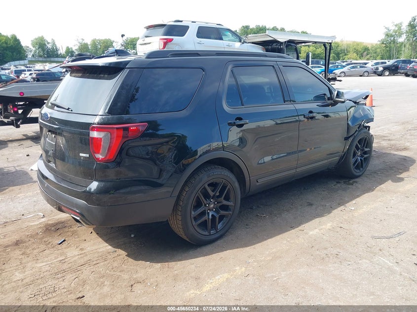 Vin: 1fm5k8gt9hge16089, lot: 46148789, ford explorer sport 20174