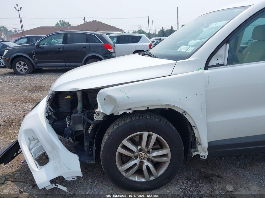 2017 Volkswagen Tiguan 2.0T S VIN: WVGBV7AX1HW503023 Lot: 45650239