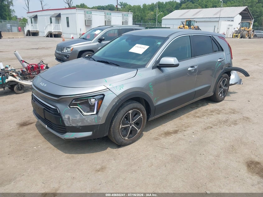 Vin: kndcp3le7r5159762, lot: 46148796, kia niro lx 20242