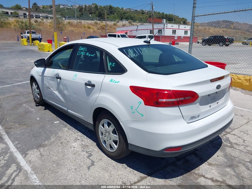 Vin: 1fadp3e27jl292874, lot: 46148809, ford focus s 20183