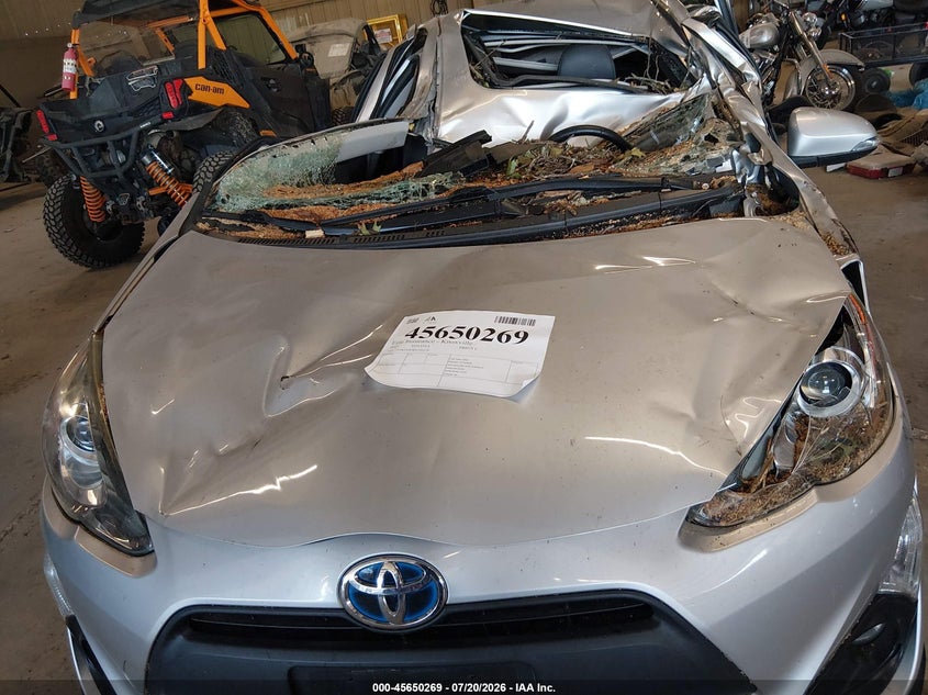 2017 Toyota Prius C Four VIN: JTDKDTB38H1593179 Lot: 45650269