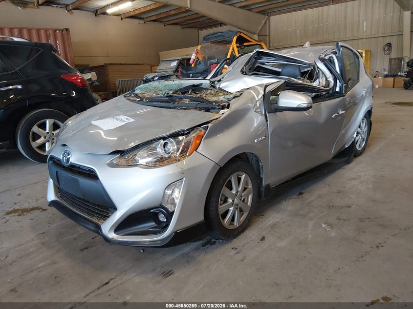 2017 Toyota Prius C Four VIN: JTDKDTB38H1593179 Lot: 45650269